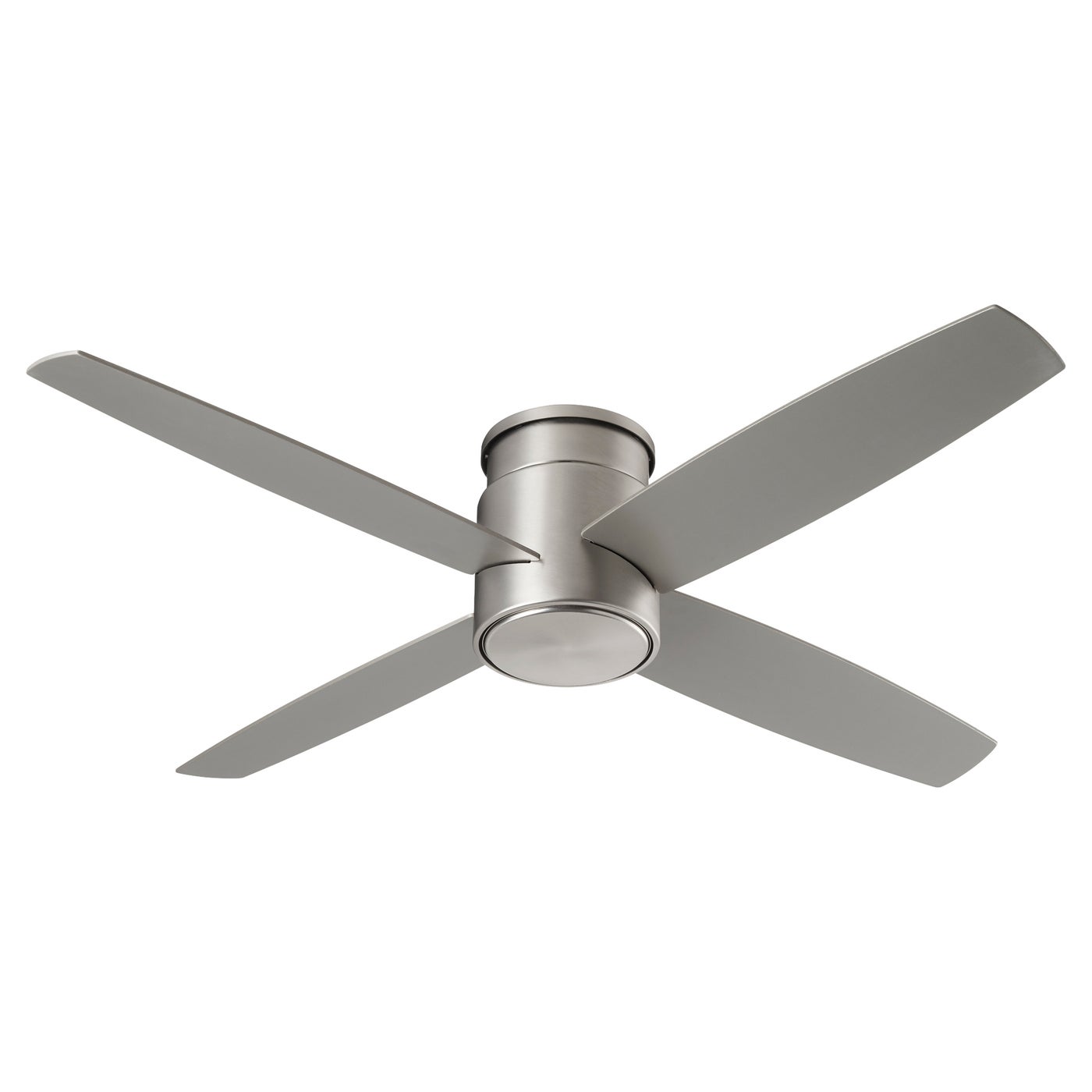hugger 52 in led indoor white ceiling fan with light kit