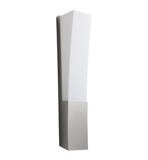 CRESCENT Large Wall Sconce -3000k- Satin Nickel