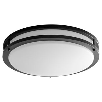 ORACLE 18" Two Light  Ceiling Mount -3000k- Black