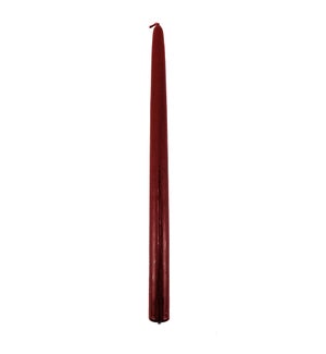 10" TAPER CANDLE / BURGANDY