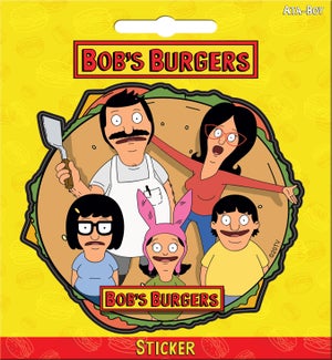 Bob's Burgers Lanyard Keychain Cartoons Tina, Gene, Bob, Linda Louise