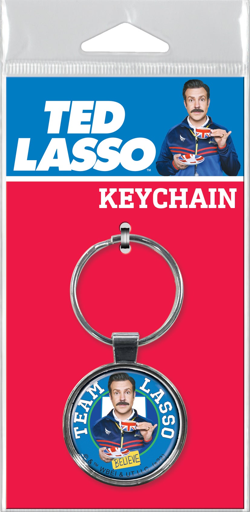Ted Lasso Lanyard with Keychain