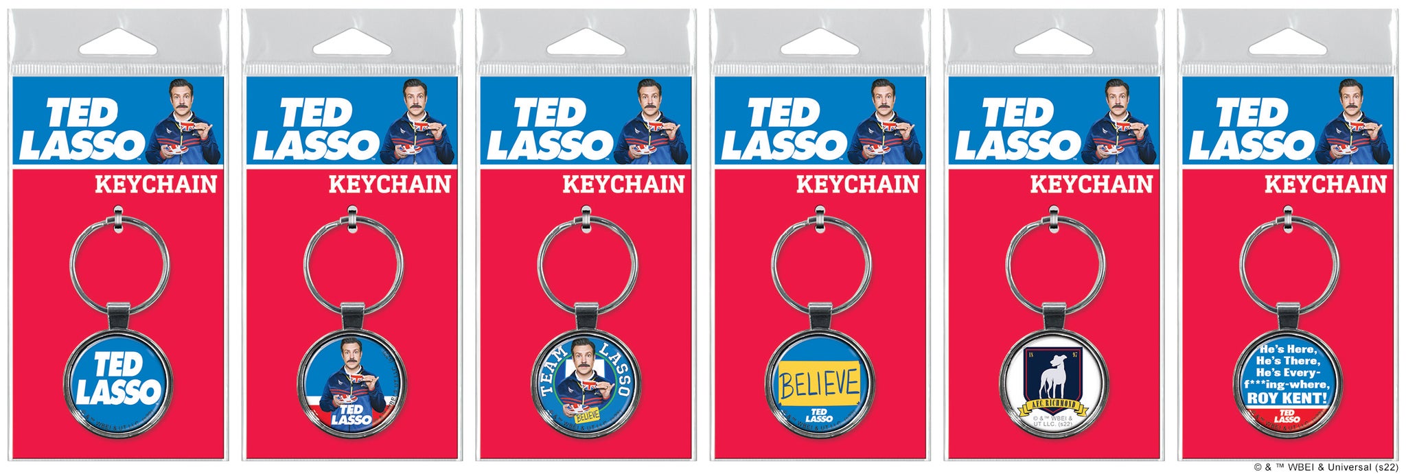 Ted Lasso Lanyard with Keychain