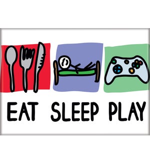iCreate Eat Sleep Play Magnet