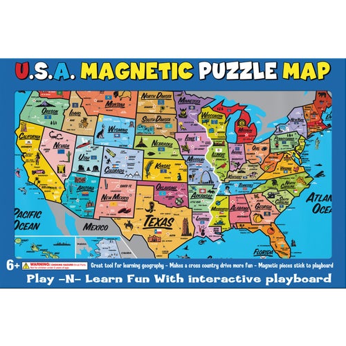 MAGNETIC PUZZLE MAPS