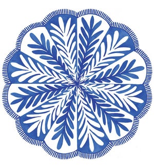 15" Blue Pinwheel