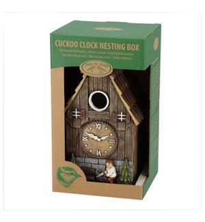 Birdhouse cuckoo clock