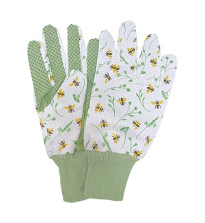 Garden Gloves With Bee Print