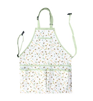 Garden Apron With Bee Print