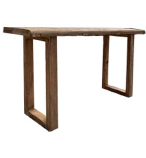 "Wooden Console Table, Natural"