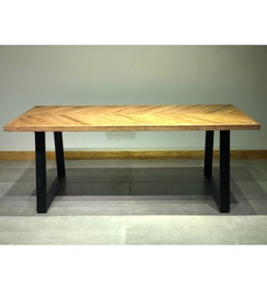 "Dining Table, Recycled Old Elm, Natural, 25% Off"