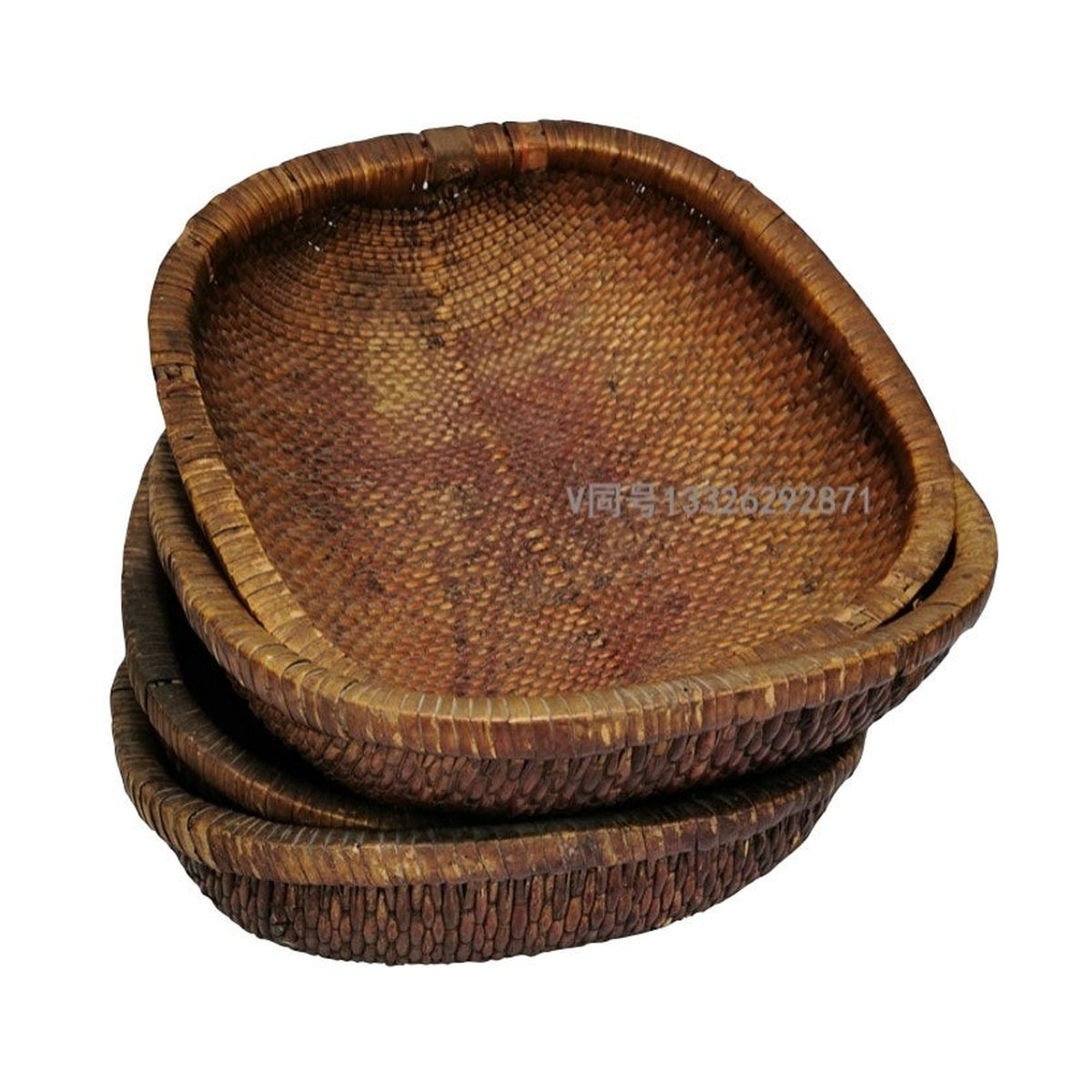 "Small Vintage Handmade Willow Basket, 25% Off"