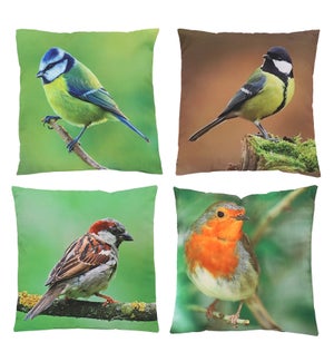 Outdoor cushion bird S ass.