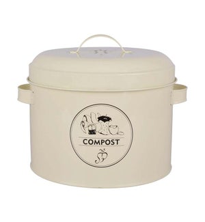 "Composter tin. Carbon steel,"
