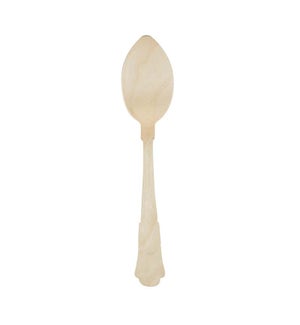 Wooden disposable spoon set of