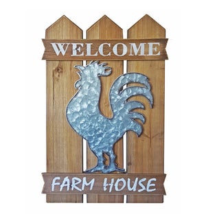 "Welcome Rooster Wall Decor, On Sale"