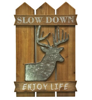 "Slow Down Enjoy Life Deer , 50% Off"