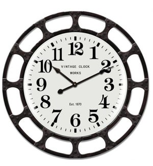 Industrical style wall clock