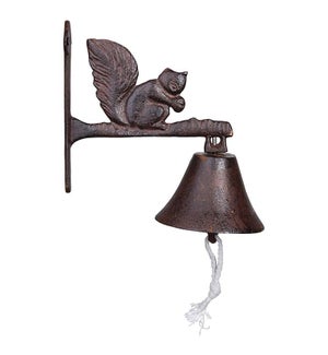 "Doorbell squirrel. Cast iron,"
