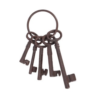 "Key ring. Cast iron. 8,9x4,3x"