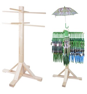 Kg Umbrella Display Wood Pinew