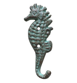 "Seahorse Hook Green/Copper, 50% Off"