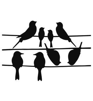 Window Stickers Birds On Wire