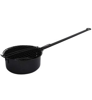 Popcorn pan. Carbon Steel