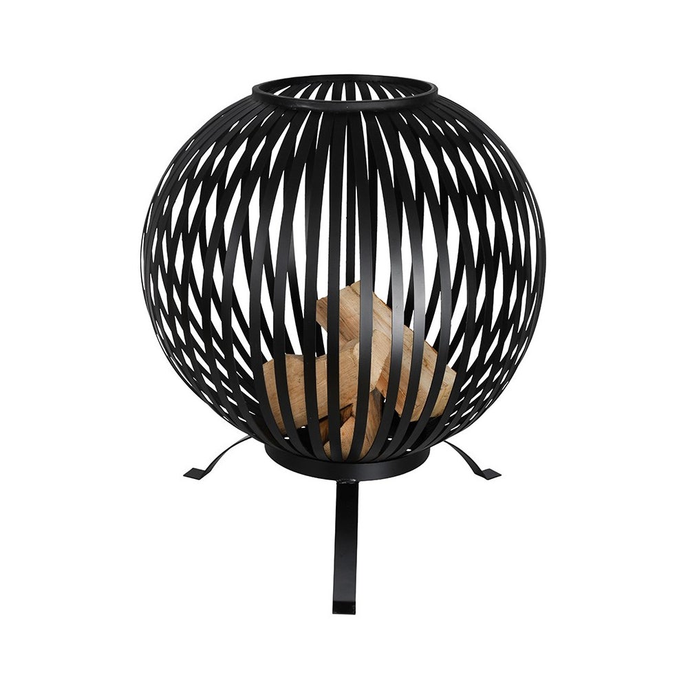 Black Fire Ball Stripes fancy flames North American Country Home