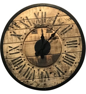 "2 ft Oversize Industrial Clock, Last Chance"