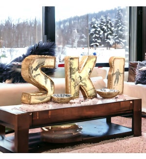 SKI Letters Decor Set