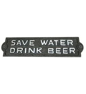 ~save water drink beer~ plaque