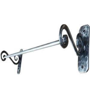"Forged Hand Made Towel Rod, Antique Metal"