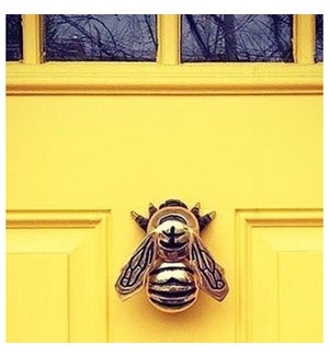 "Bee Door Knocker, Cast Iron"