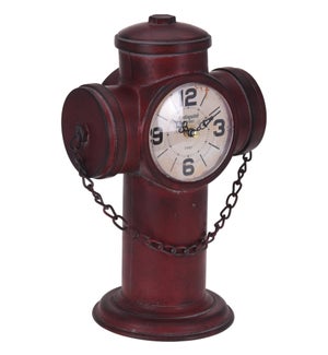 Beau Table Clock Iron 22X15X32cm