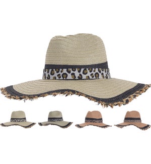 "Fc4000420 Ladies Beach Hat,4/Asst Size 40X12Cm, Last Chance"