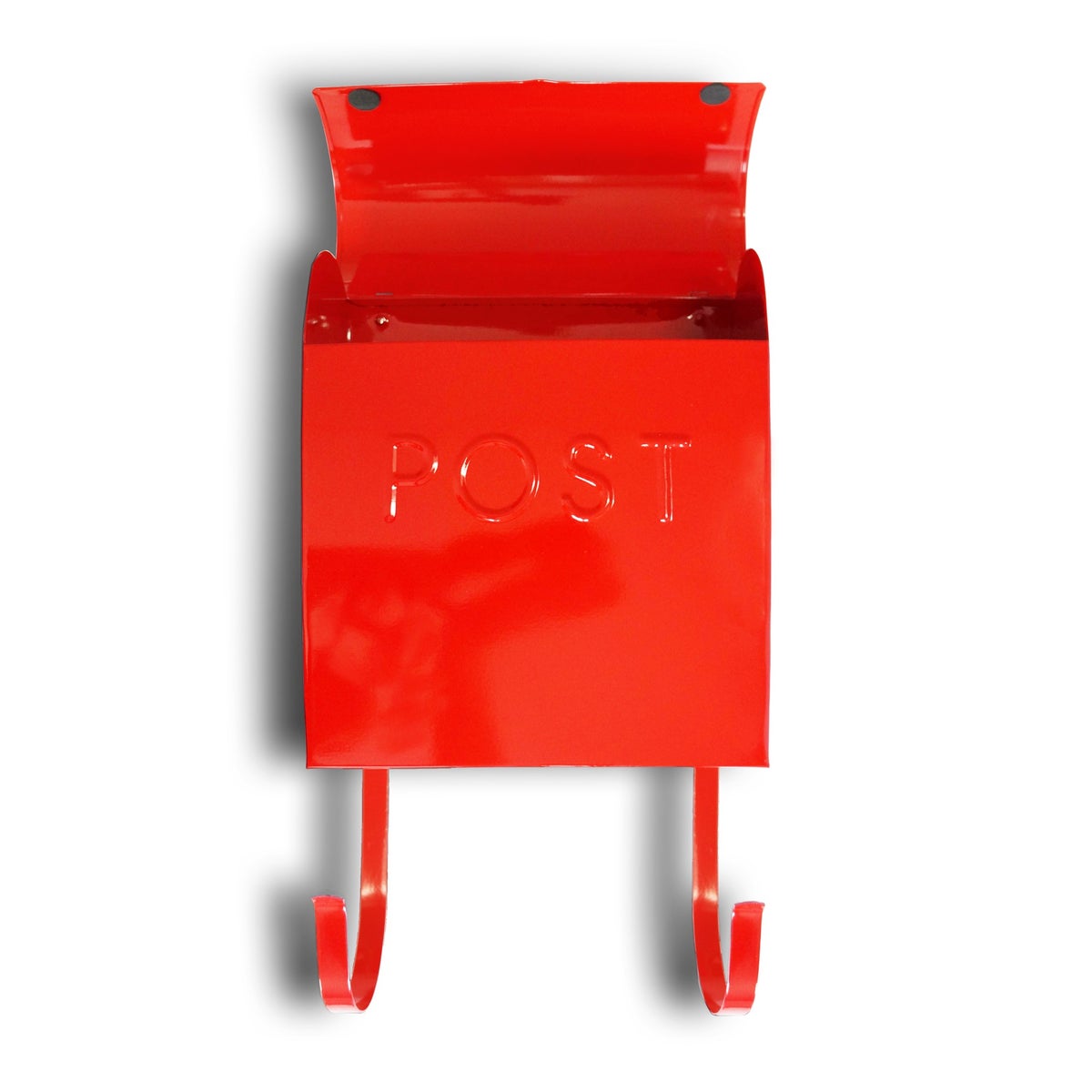 Euro Mailbox Red  With POST