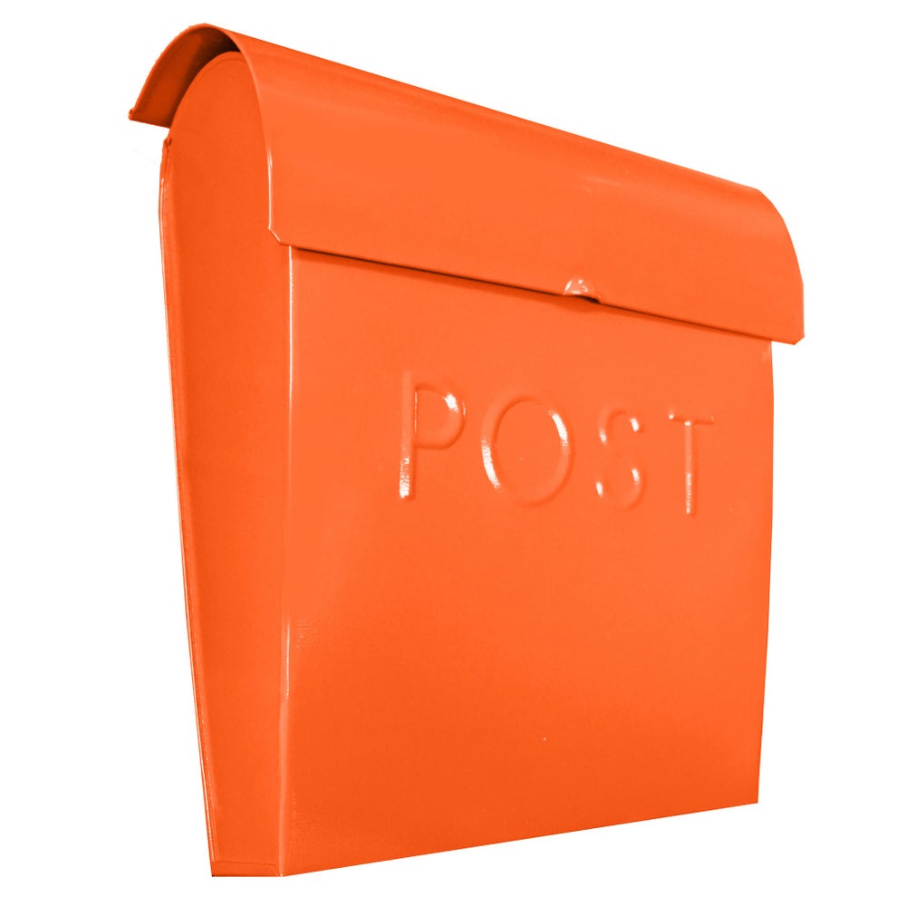 Orange Euro Post Mailbox