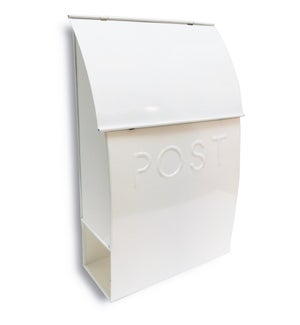 Milano Pointed Mailbox White