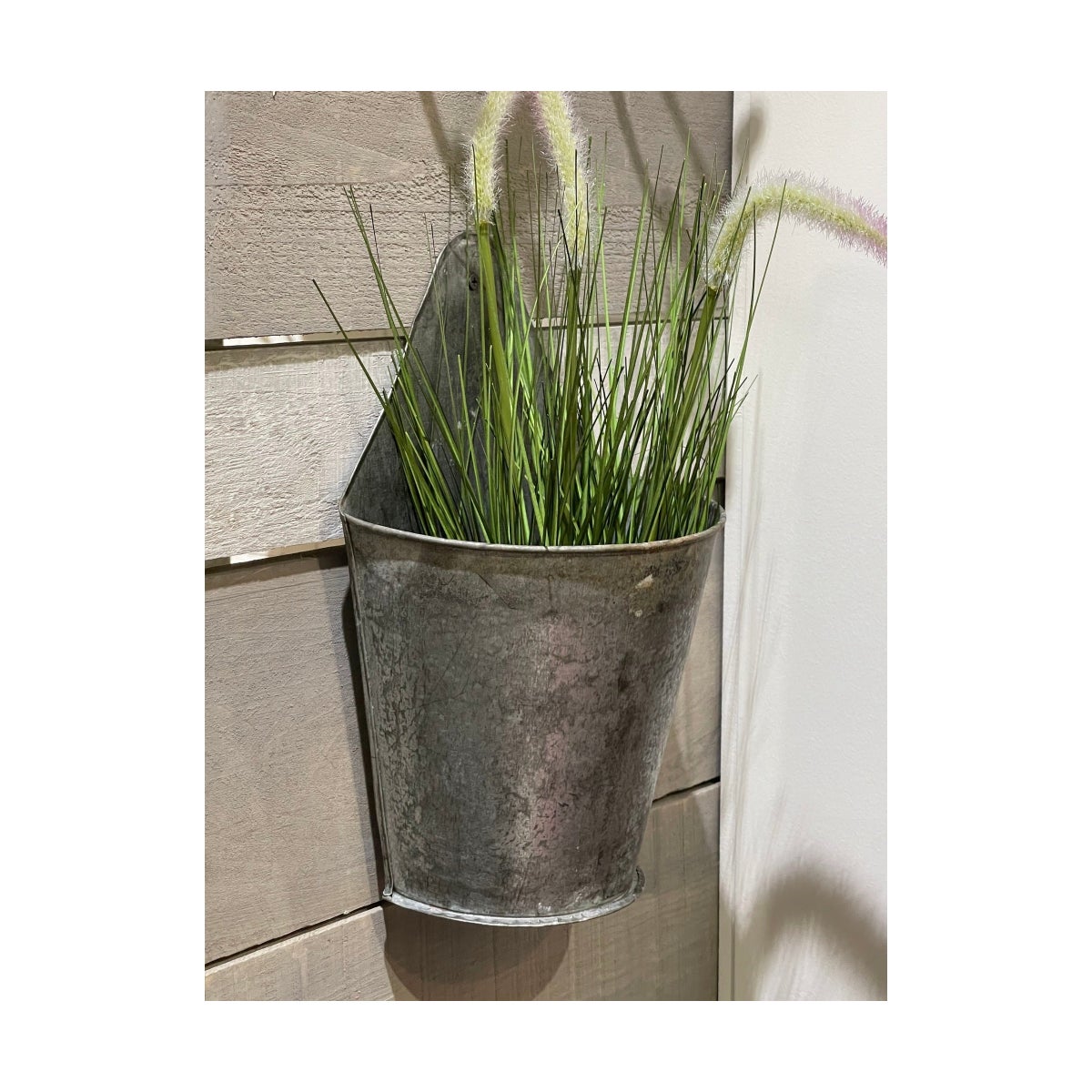Recycled Iron Wall Hanging Vase