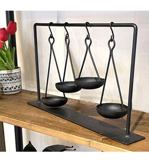 Vintage Hanging 4 Candle Stand