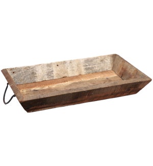 Recycled Wood Tray With Handle