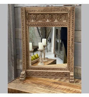"NB-001747, Art. Wooden Frame With Mirror"