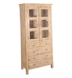 "RS-059757, 82"" Tall Wooden Cabinet"