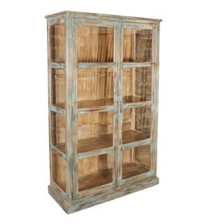 "RM056358, 71"" Tall Art. Wooden Cabinet, Teak"