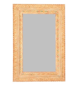 "RS060458, Art. Wooden Mirror Frame, Mango, Mirror Size 26x4"
