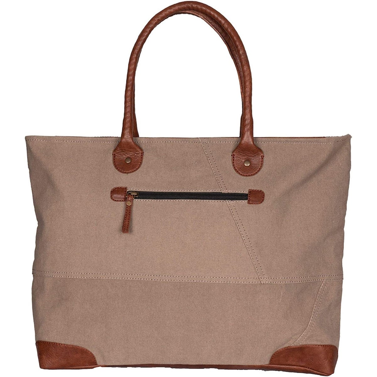 "Telegraph Upcycled Canvas Tote Bag, Blue"