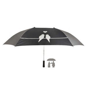 "Lover umbrella. Pongee, 50.6in (D)"