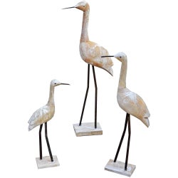 Wooden Decorative Heron Set/3