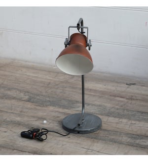 "Industrial Retro Desk Lamp, Antique Finish"